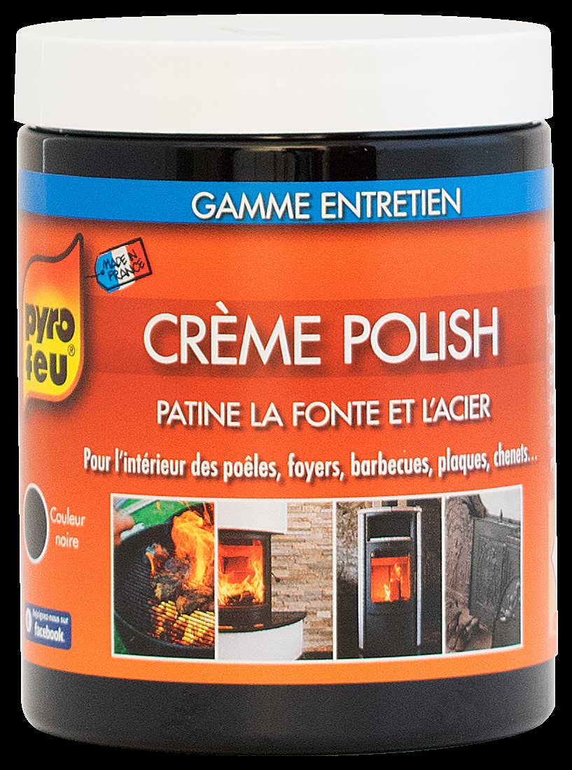 Crème polish noir pot de 200 ml - PYROFEU